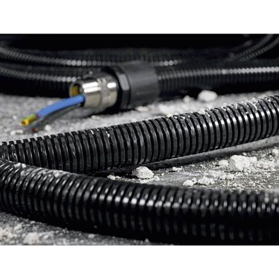HellermannTyton 166-11118 HG-SW34 Beschermslang (ribbelslang) Zwart 28.10 mm per meter