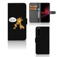 Sony Xperia 1 III Leuk Hoesje Giraffe - thumbnail