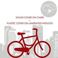 MASTER LOCK Fietsslotketting met sleutelhangslot - Ideaal voor fietsen, elektrische fietsen, ATV's en meer - thumbnail
