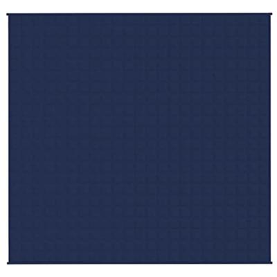 VidaXL Verzwaringsdeken 220x230 cm 11 kg stof blauw