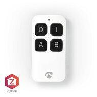 Nedis zbrc10wt smart afstandsbediening zigbee 4 knoppen inclusief accu wit - thumbnail