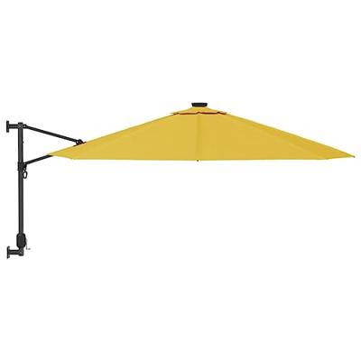 VidaXL Wandparasol 290 cm geel