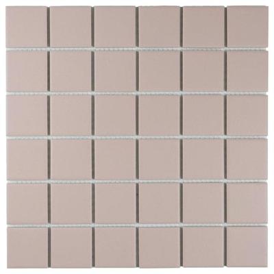 The Mosaic Factory Patterns Mozaïektegel - 4.8x4.8cm - wand en vloertegel - mat - peach SM48080