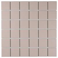 The Mosaic Factory Patterns Mozaïektegel - 4.8x4.8cm - wand en vloertegel - mat - peach SM48080 - thumbnail