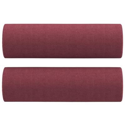 VidaXL Sierkussens 2 st 15x50 cm stof wijnrood VidaXL Sierkussens 2 st 15x50 cm stof wijnrood