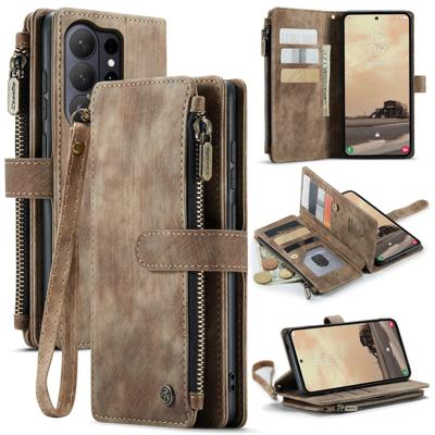 Caseme Samsung Galaxy S26 Ultra PU leren hoesje - portemonnee - Bruin Caseme Samsung Galaxy S26 Ultra PU leren hoesje - portemonnee - Bruin