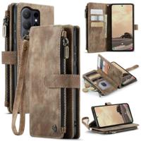 Caseme Samsung Galaxy S26 Ultra PU leren hoesje - portemonnee - Bruin - thumbnail