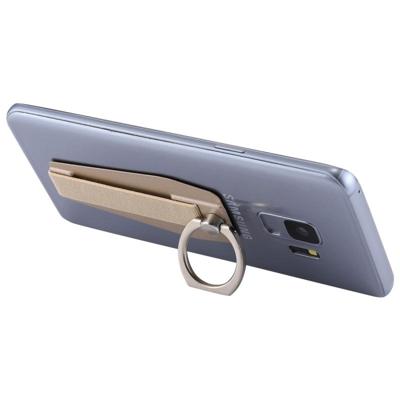 Universal Durable Finger Ring Phone Holder Sling Grip Anti-slip Stand For iPhone iPad Samsung Huawei Xiaomi and Other Smartphones / Tablets (Gold