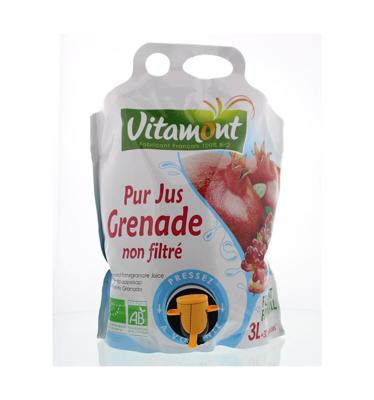 Puur granaatappelsap troebel bio Puur granaatappelsap troebel bio