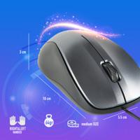 Optische Muis NGS NGS-MOUSE-1091 Grijs 1200 DPI - thumbnail