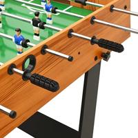 VidaXL Voetbaltafel inklapbaar 121x61x80 cm lichtbruin - thumbnail