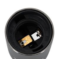 Lamphouders 2 st glanzend zwart E27 - thumbnail