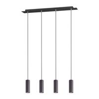 Trio HanglampMarley 4-lichts mat zwart - 312400432 - thumbnail