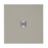 ZEZA Grade douchevloer - 90x90cm - antislip - antibacterieel - mineraalmarmer - vierkant - mat new pearl (beige) 400000000000019930 - thumbnail