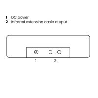 Invisible Control 2 - Infrarood verlenger - 2 app. - thumbnail