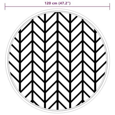 Buitenkleed 120 cm polypropeen grijs