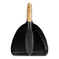 Stoffer En Blik Zwart Met Bamboe - thumbnail