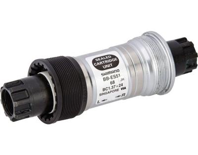 Shimano Trapas bb-es30 staal 68e - 121 octalink bsa zilver/zwart