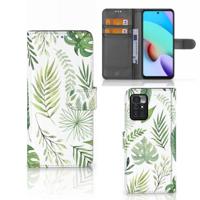 Xiaomi Redmi 10 Hoesje Leaves - thumbnail