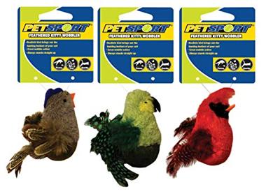 Feathered Kitty Wobbler bruin