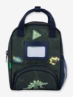 Multi-activiteiten rugzak dinosauriërs Timothée TANNS fosforescerende smeltbare patchs kaki - thumbnail