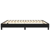 Boxspringframe stof zwart 180x200 cm - thumbnail