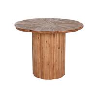 Eettafel Home ESPRIT Natuurlijk Hout 100 x 100 x 77 cm - thumbnail