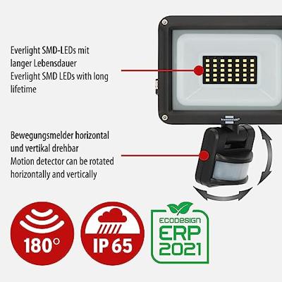 Brennenstuhl JARO 3060 P 1171250242 LED-buitenschijnwerper met bewegingsmelder Energielabel: D (A - G) 20 W Lichtkleur (naam): Daglichtwit Brennenstuhl JARO 3060 P 1171250242 LED-buitenschijnwerper met bewegingsmelder Energielabel: D (A - G) 20 W Lichtkleur (naam): Daglichtwit
