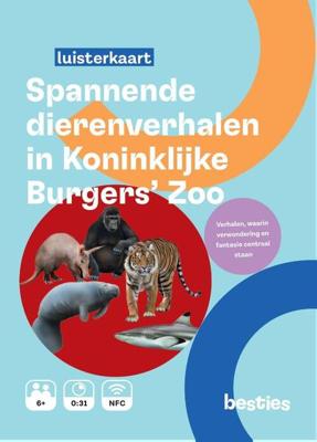 Centraal Boekhuis Spannende dierenverhalen in koninklijke burgers'zoo luisterkaart