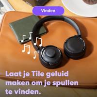 Tile by Life360 Sticker (2024) - Kleine Bluetooth-tracker, afstandsbedieningfinder en itemfinder voor fietsen, bril en meer. Zowel iOS- als Android-compatibel. Telefoonfinder. 1-pack (zwart) - thumbnail