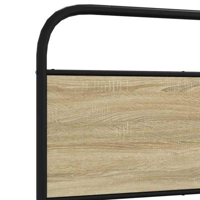 Bedframe zonder matras bewerkt hout sonoma eikenkleur 107x203cm