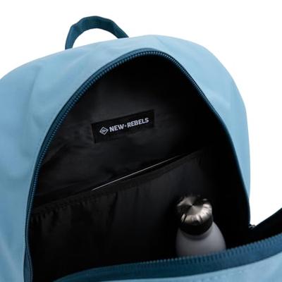 New Rebels Otis - Stanford Rugtas 20L - Duotone - duurzaam waterafstotend polyester - 15.6" laptop - Blauw New Rebels Otis - Stanford Rugtas 20L - Duotone - duurzaam waterafstotend polyester - 15.6" laptop - Blauw