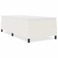 Platform bedframe Crème 90 x 200 cm Stof - thumbnail