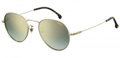 Carrera Eyewear zonnebril 216/G/S panto unisex goud met groen/grijze lens
