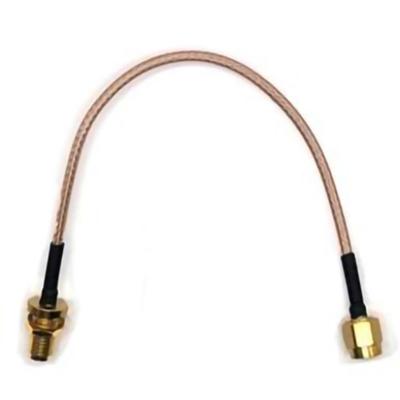 Mueller Electric BU-4150031006 Coaxkabel SMA-bus SMA-stekker 0.15 m Transparant 1 stuk(s)