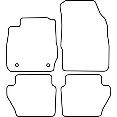 Automatten passend voor Ford Fiësta 2011-2013 TMFO546