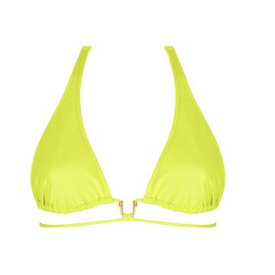 Lise Charmel Badmode Classe Nautique Triangel Bikini Top geen beugels geel ABB2080