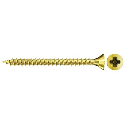 Fischer 551164 Spaanplaatschroef 4.5 mm 30 mm Kruiskop Pozidriv Galvanisch verzinkt 1000 stuk(s)