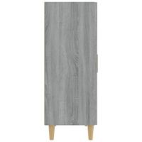 Dressoir 70x34x90 cm bewerkt hout grijs sonoma eikenkleurig - thumbnail