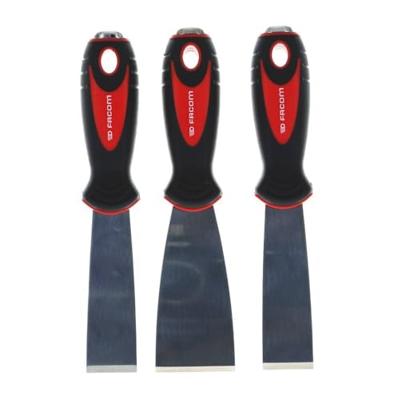 Facom Set van 3 Roestvrijstalen Schrapers | 2 Rechte Schrapers | L 50, 32 mm | 1 Hoekschraper | L 50 mm - 235.J1 Facom Set van 3 Roestvrijstalen Schrapers | 2 Rechte Schrapers | L 50, 32 mm | 1 Hoekschraper | L 50 mm - 235.J1