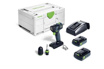 Festool TXS 18 C 3,0-Plus Accu Schroefboormachine 18V 3.0Ah in Systainer - 576895 Festool TXS 18 C 3,0-Plus Accu Schroefboormachine 18V 3.0Ah in Systainer - 576895