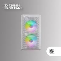 ATX Semi-toren BehuizingMars Gaming MCMEW Wit - thumbnail