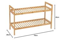 Schoenenrek Andrea House mu73106 Bamboe 70 x 26 x 40 cm - thumbnail