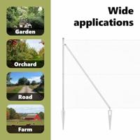 VidaXL Afrasteringspaal zilver 10 x 1,6 m (12 x 12 mm gaas) staal - thumbnail