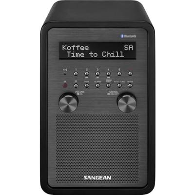 Sangean DDR-60 Radio DAB+, DAB, VHF (FM) AUX, Bluetooth, NFC Incl. afstandsbediening, Wekfunctie Zwart Sangean DDR-60 Radio DAB+, DAB, VHF (FM) AUX, Bluetooth, NFC Incl. afstandsbediening, Wekfunctie Zwart