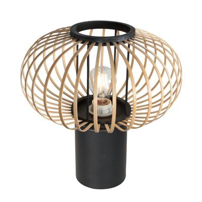 Steinhauer TafellampSilva met bamboe kap Ø31cm - 4499ZW