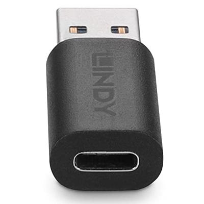 LINDY USB 3.2 Gen 1 (USB 3.0) Adapter [1x USB 3.2 Gen 1 stekker A (USB 3.0) - 1x USB-C bus] 41904