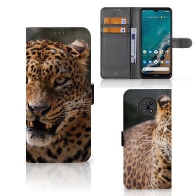 Nokia G50 | Telefoonhoesje | Met pasjeshouder | Luipaard