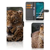 Nokia G50 | Telefoonhoesje | Met pasjeshouder | Luipaard - thumbnail