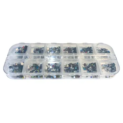 Frontriem Strass steentjes box multi